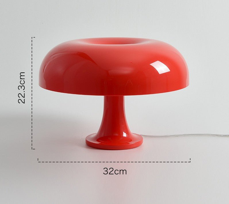 Lampe champignon rouge