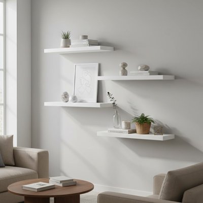 Etagere bois blanc
