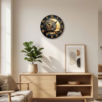 Horloge murale avec tableau
