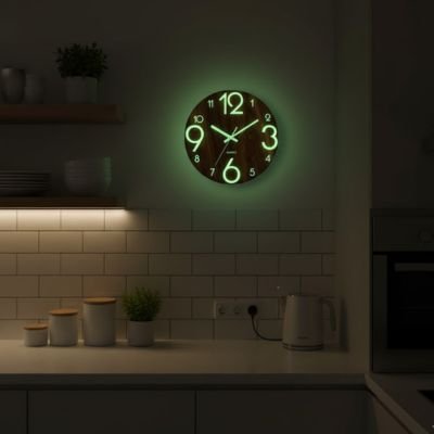 Horloge murale comptoir cuisine