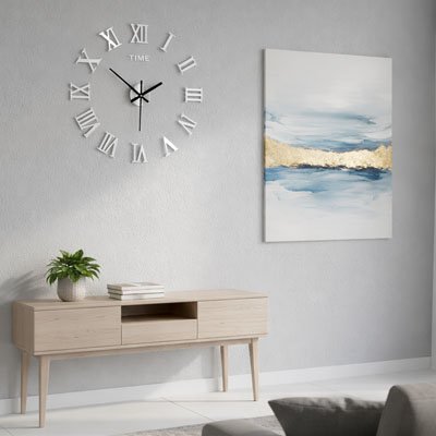 Horloge murale numérique avec tableau