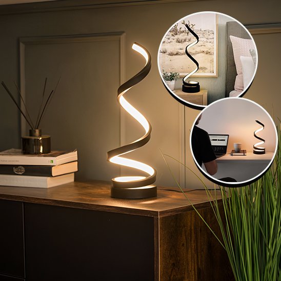 Lampe de table avec vue aggrandie