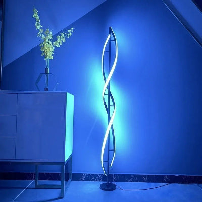 lampe sur pied style vert clair