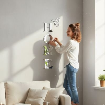 Miroir autocollant-dessus-divan