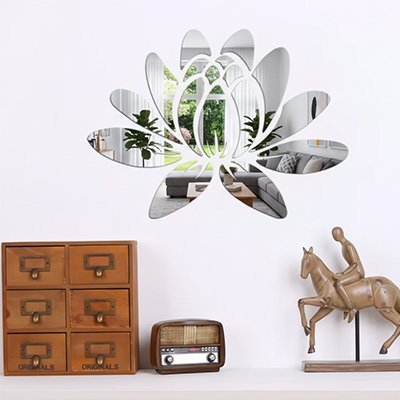 Miroir autocollant jouet chevalier radio retro