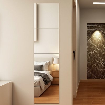 Miroir autocollant lit