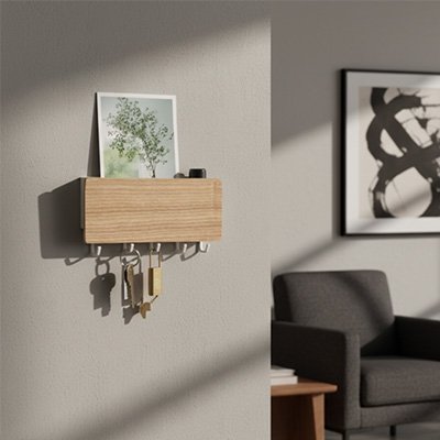 Porte clé mural avec document