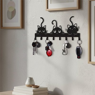 Porte clé mural sous cadre