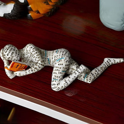 sculpture apparence papier coucher coté droit