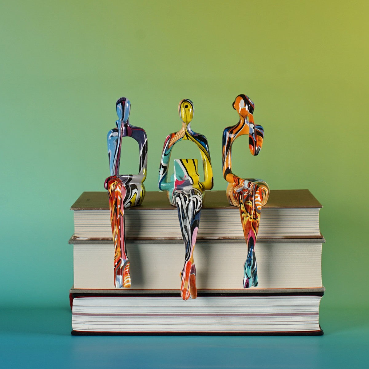 Sculpture d'étagère | Le Penseur Nordique