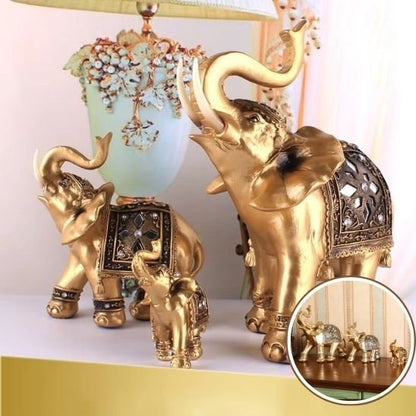 sculpture trois elephants